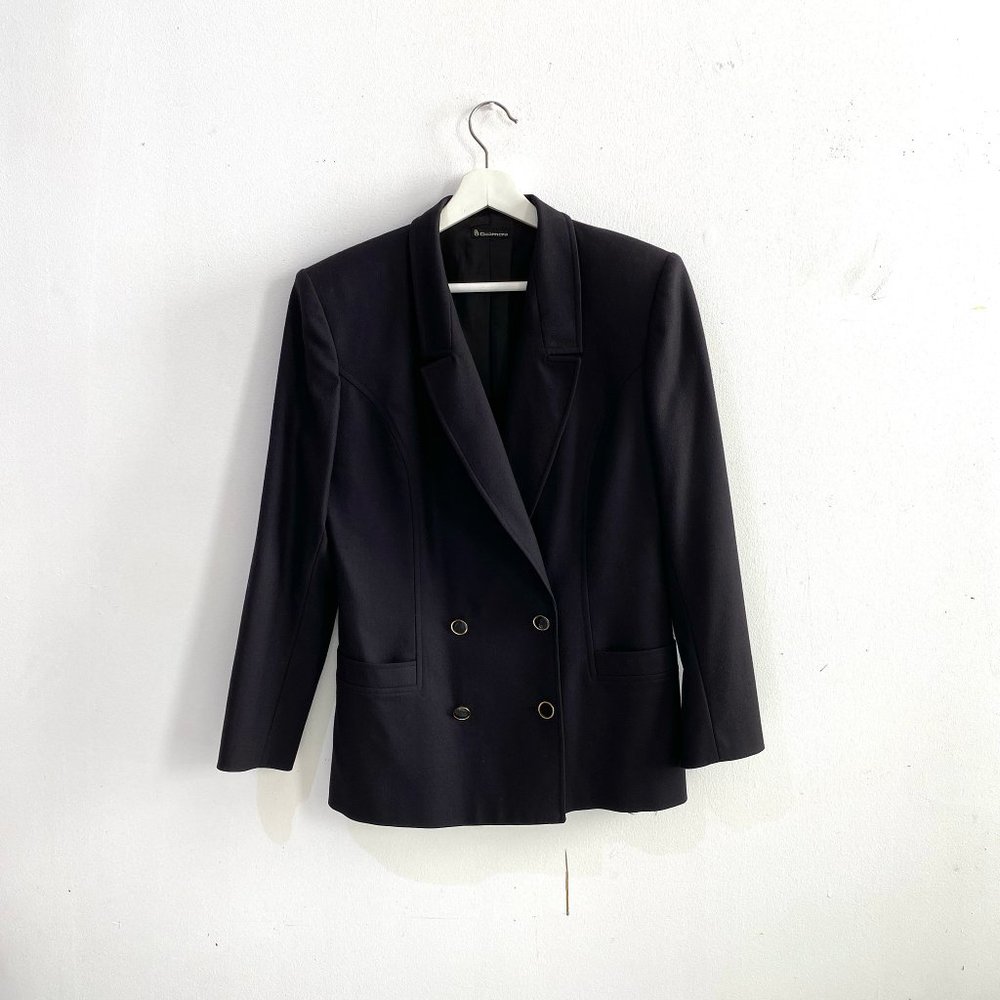 100% WOOL TAILORED BLAZER - MADE IN ITALY